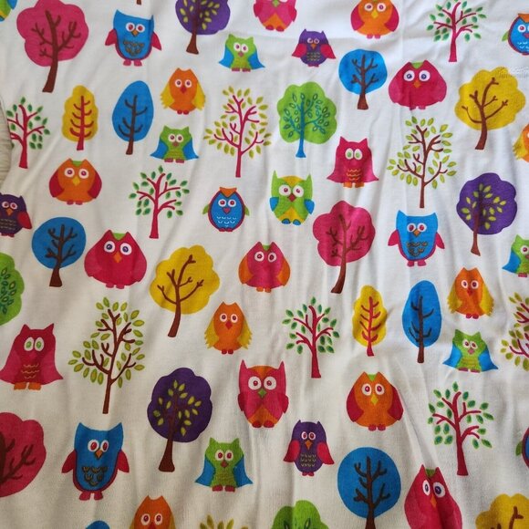 SLEEPING BABY Flying Squirrel Pajama 2T 3T Tree Owls Forest NEW - Picture 10 of 11